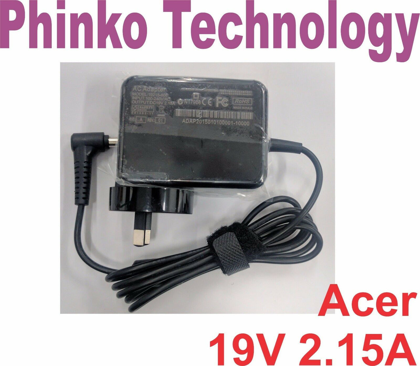 Acer Aspire 40w POWER AC Adapter 19V-2.15A DC:5.5mm*1.7mm (wall mount)