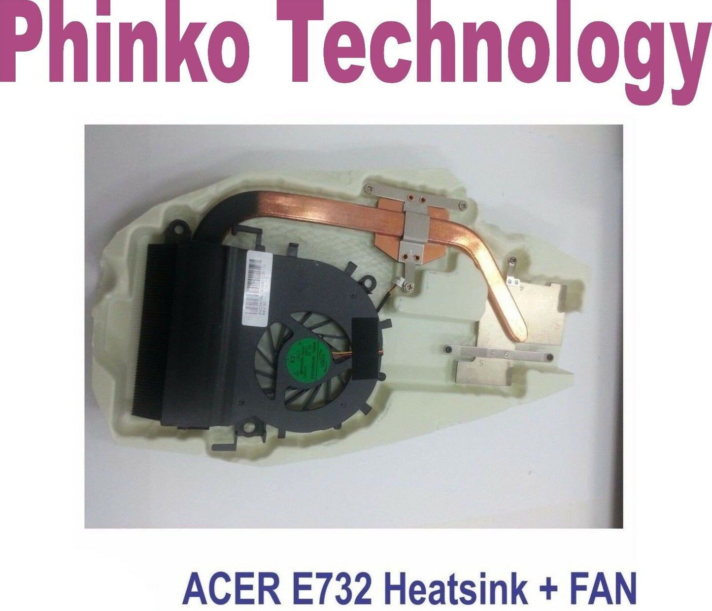 Acer E732 E732G CPU Cooling Fan + Heatsink + THERMAL