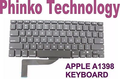 Genuine Keyboard for Apple Retina MacBook Pro 15" A1398 2012 2013 2014 Version