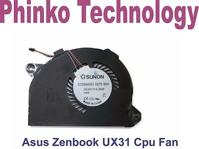 CPU cooling fan for ASUS ZENBOOK UX31