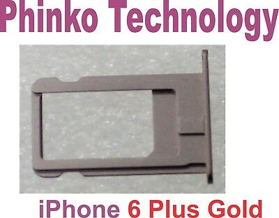 NEW iPhone 6 Plus Gold Nano SIM Card Tray Replacement