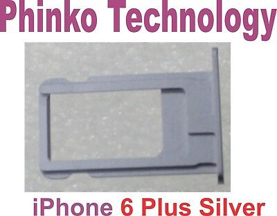 NEW iPhone 6 Plus Silver Nano SIM Card Tray Replacement