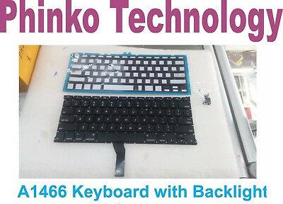 NEW US 13.3" For Macbook air A1369 A1466 Keyboard With Backlight with Screws