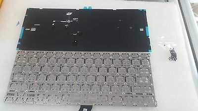 NEW US 13.3" For Macbook air A1369 A1466 Keyboard With Backlight with Screws