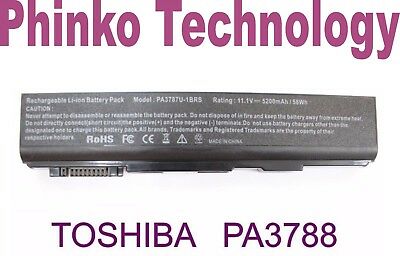 Battery for Toshiba Tecra A11 M11 S11 P11 PA3787U-1BRS PA3788U-1BRS