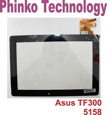 Black Glass Touch Screen Digitizer for ASUS TF300 TF300T 5158N FPC-1 NO FRAME