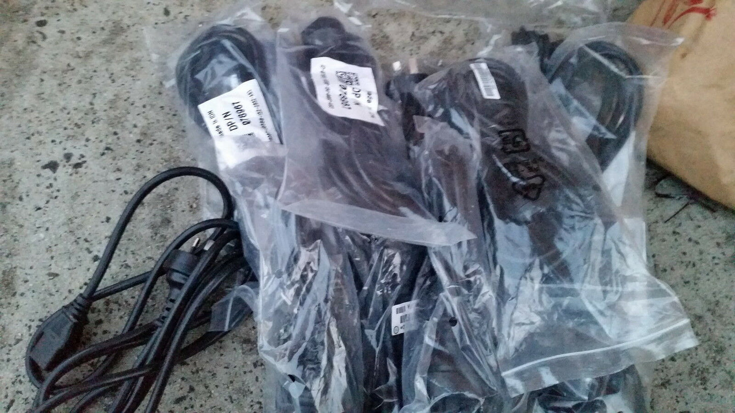 *Brand New* 10X AC PC Power Cord Lead 3 Pin Strong Good Quality ~1M Long