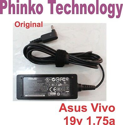 Original Charger 33W 19V 1.75A For ASUS VivoBook X201E F201E X202E Q200E E406