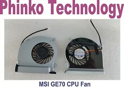 MSI GE70 laptop CPU cooling fan cooler MS-1756 MS-1757 VCF93