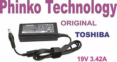 NEW Original Genuine Adapter Charger for Toshiba Laptops, 19V 3.42A, 65W