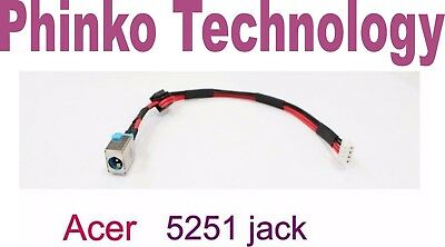 NEW DC Power Socket Jack and Cable Wire For ACER ASPIRE 5251 5336 5551 5551G