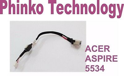 NEW DC Power Jack with Cable for Acer Aspire 5534 5538 Laptop DC301007Y00 PJ111