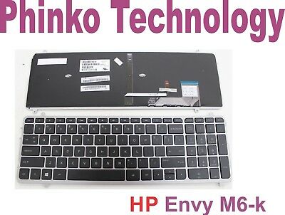 NEW Keyboard for HP Sleekbook M6-k M6-k000 M6-k088ca M6-k010dx Backlit US Black