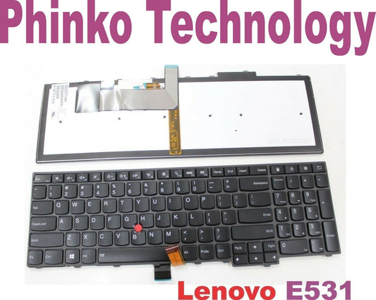 NEW Keyboard For Lenovo ThinkPad E531 W540 T540P T550 L560 US Tested Backlit