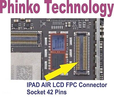 ipad Air ipad 5 LCD FPC connector Socket 42pin on motherboard