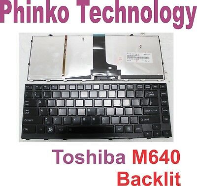 NEW Keyboard for Toshiba Satellite M640 M645 Series US Teclado Baclit