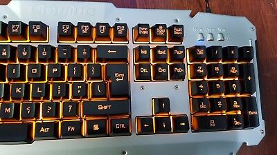 New Cheap Backlit Orange Gaming Keyboard + Mouse + Mouse pad Combo Package Deal