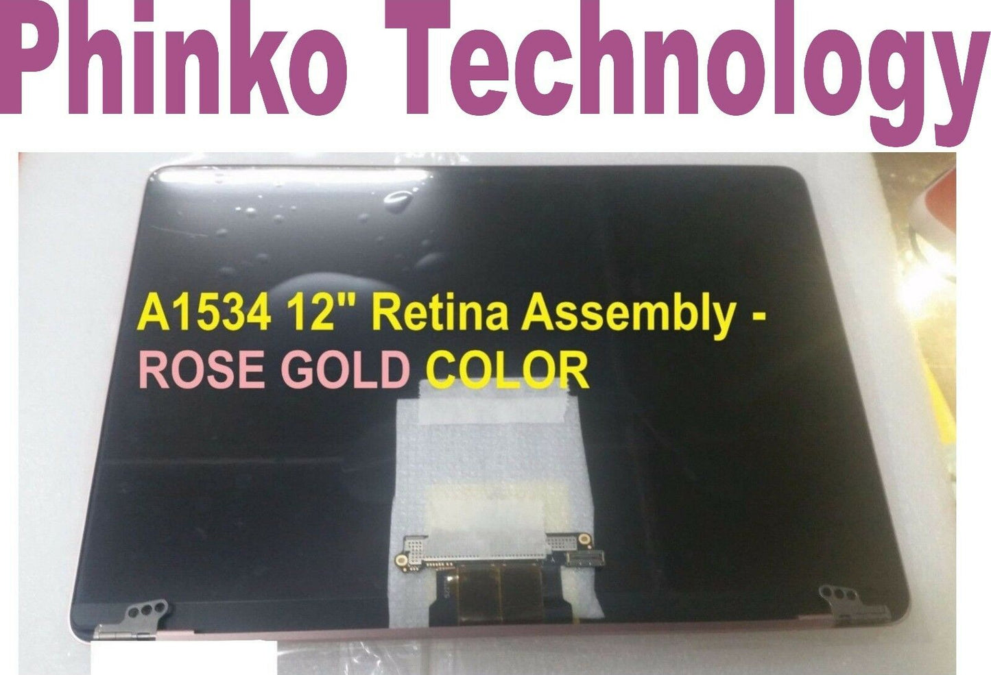 Apple Macbook 12" Retina 2015 A1534 Complete LCD Screen Assembly ROSE GOLD COLOR