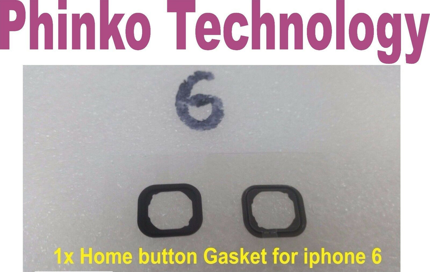 New Home Button Holding Gasket Rubber Spacer For iphone 6