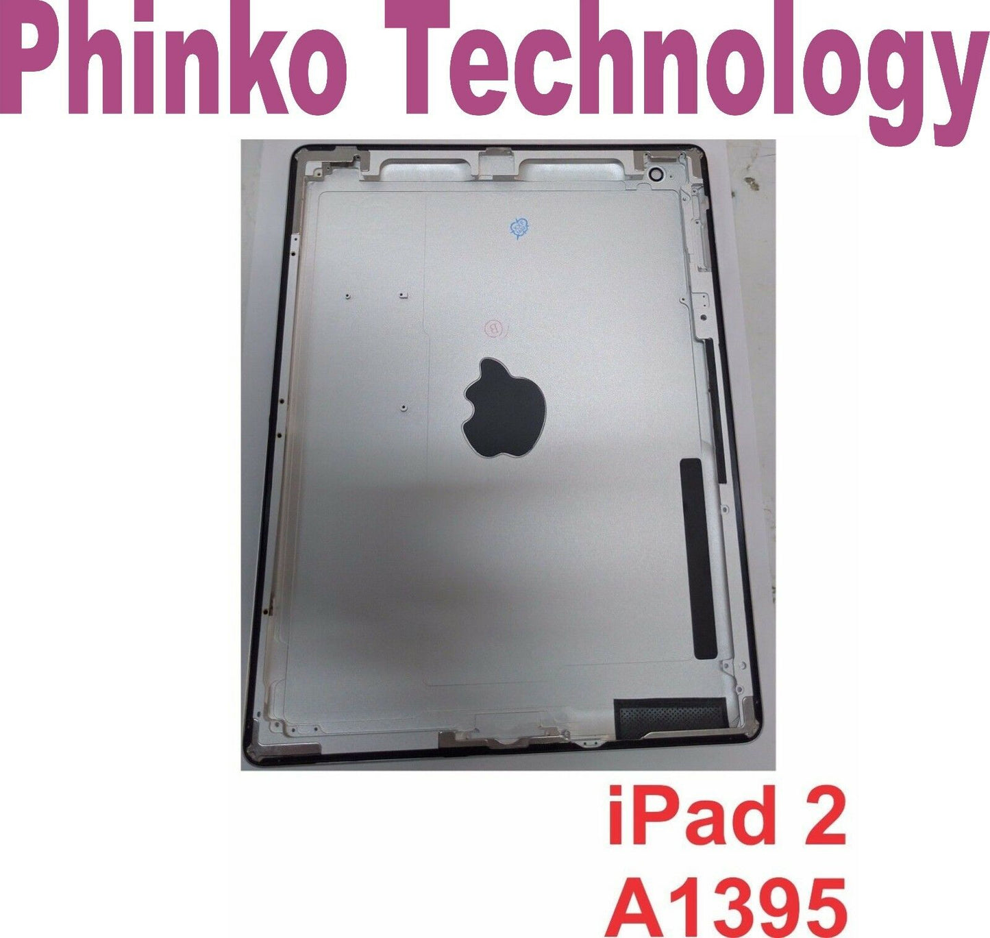 For  iPad 2 A1395 Back Cover Housing WIFI Version Aluminum alloy --- NO 3G