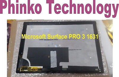 Microsoft Surface Pro 3 1631 LTL120QL01-001 003 LCD Touch Digitizer Assembly