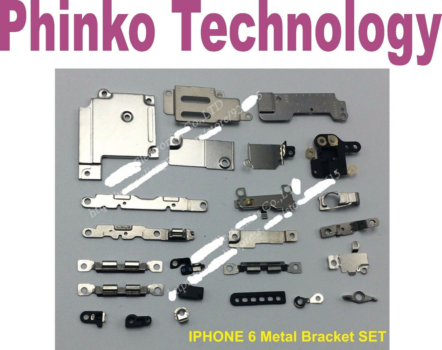 iPhone 6 4.7" Full Set Back Housing Flex Cable Holder Metal Plate Cover Bracket