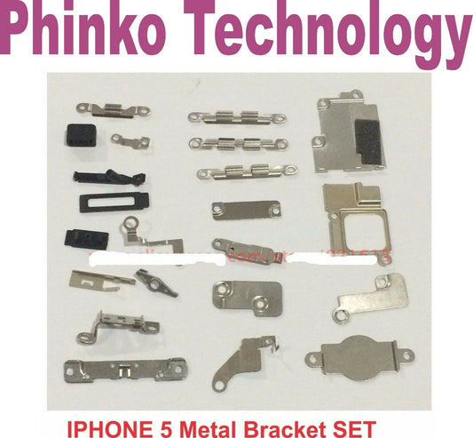 iPhone 5 Full Set Back Housing Flex Cable Holder Metal Plate Cover Bracket