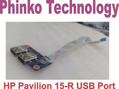 GENUINE HP PAVILION 15-R  15.6" LAPTOP USB PORT BOARD with CABLE