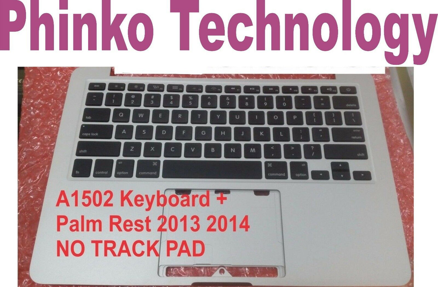 Apple Macbook Pro Retina 13.3" A1502 Top Case Palmrest With US KB 2013 2014