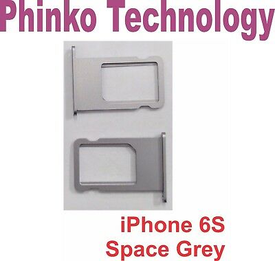 NEW iPhone 6S Nano SIM Card Tray Replacement Space Grey