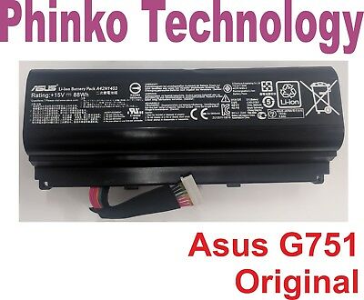 Original Battery for Asus ROG G751 G751J G751JL G751JM G751JT Series A42N1403