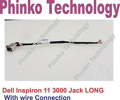 DC Power Jack Harness Plug In Cable for Dell Inspiron 11 3147 3000 series