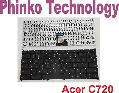 NEW Keyboard For Acer Chromebook C720 C730 C740 C720P C720-2848 US BLACK