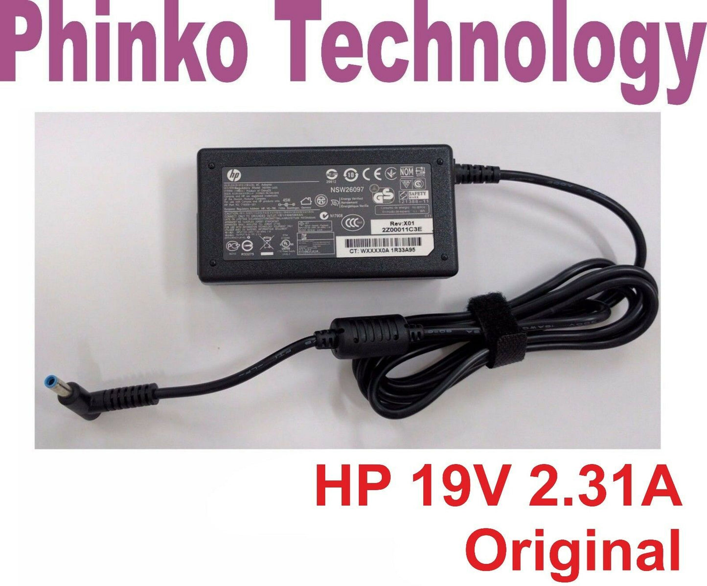 Genuine HP 45W AC Adapter Charger for Pavilion 10-f005au