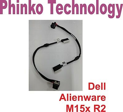NEW DC Power Jack with Harness for DELL Alienware M15X R1 R2