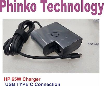 Original USB-C Type-C Adapter Charger HP Elite x2 1012 G1 Spectre Pro x360 G2