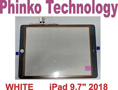 NEW Digitizer Glass Touch Screen for Apple iPad 9.7" 2018 A1893 A1954 WHITE