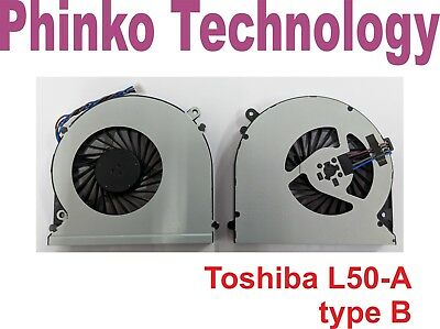 CPU Cooling Fan for Toshiba L50 L50-A L50D-A  L50T-A Series type B 8cm Wide