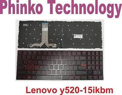 NEW Keyboard for Lenovo Legion Y520-15IKBM Y520-15IKBN Backlit Black US