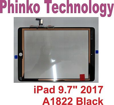 NEW Digitizer Glass Touch Screen for Apple iPad 9.7" 2017 A1822 A1823 BLACK