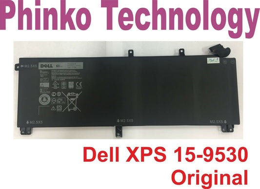 Genuine Battery Dell XPS 15 9530 Precision M3800 245RR T0TRM H76MV 7D1WJ 61Wh
