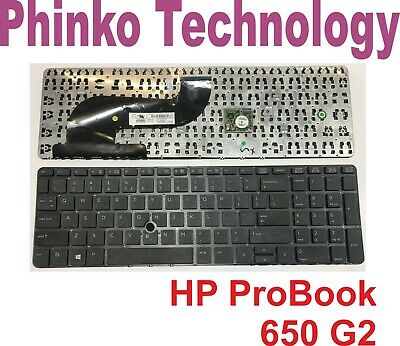 USED Keyboard for HP Probook 650 G2 655 G2 US no FRAME