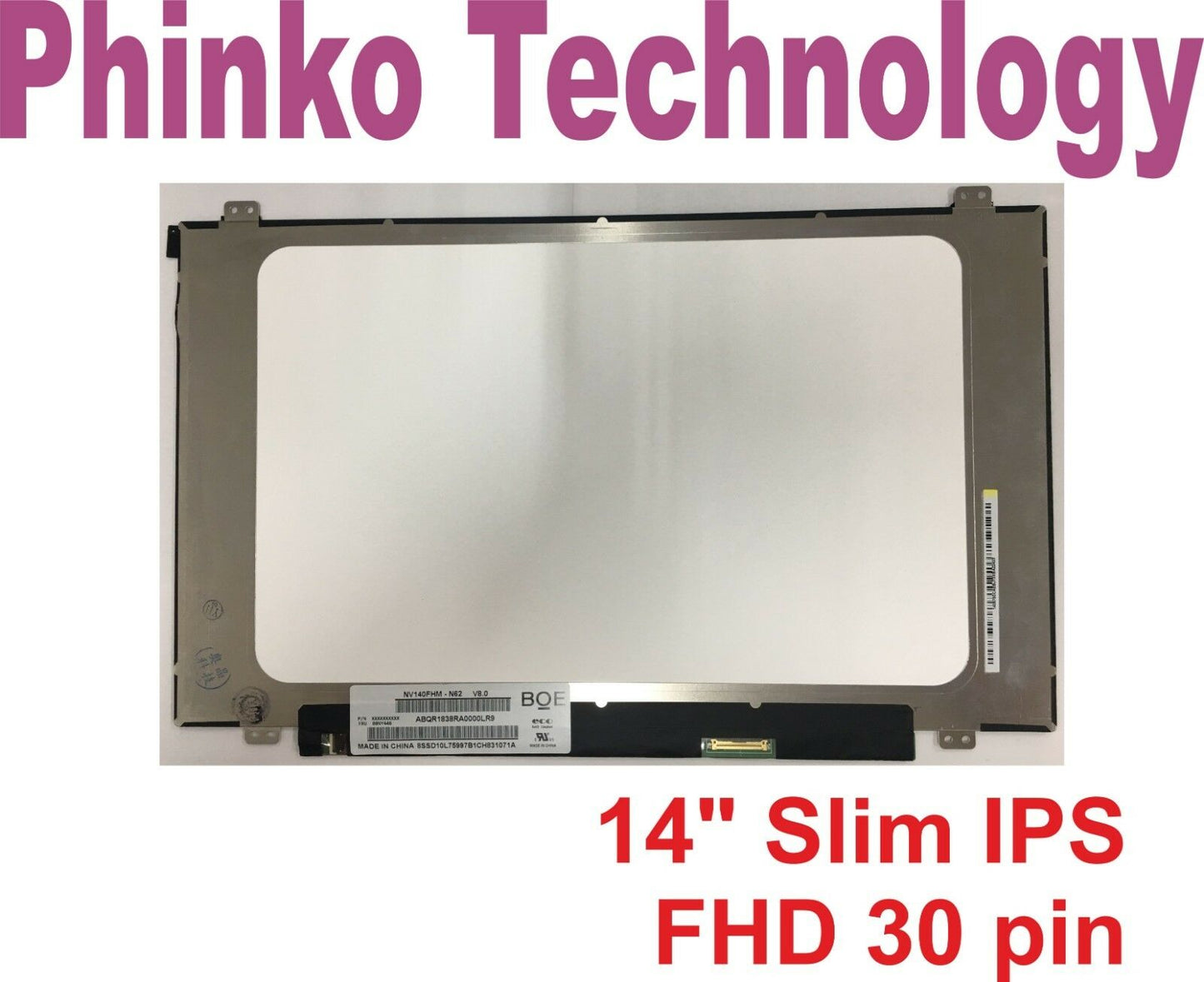 NV140FHM-N4B fit NV140FHM-N62 N61 N3B N47 N4C LP140WF7 SPC1 N140HCA-EBA LCD IPS