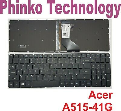 Keyboard for Acer Aspire 5 A515-51 A515-51G A515-41G A517-51 A615-51 Backlit