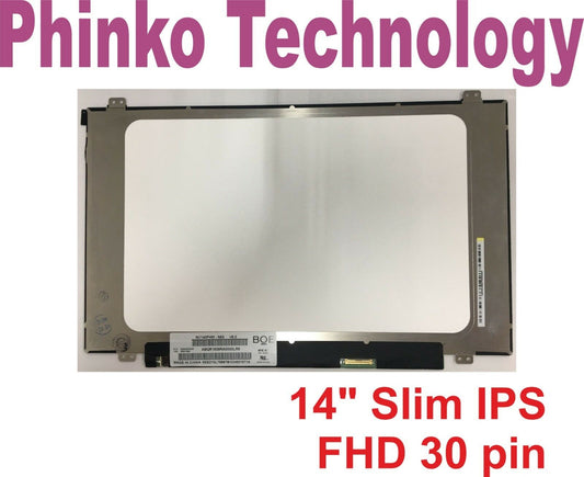 14" IPS FHD Laptop Screen for BOE NV140FHM-N4A NV140FHM-N49 NV140FHM-N46 31.5cm