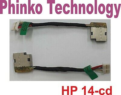 DC Jack Power Port with Cable for HP HP Pavilion x360 14-CD0000 14-CD1000 Series