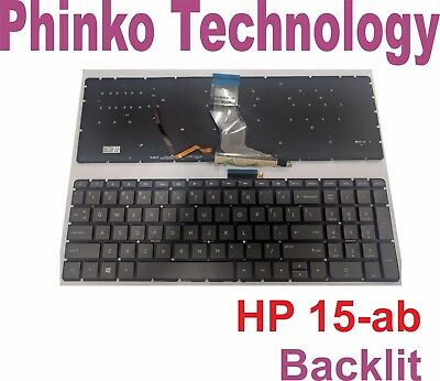 Keyboard for Hp Pavilion 15-ab 15-au 15-ak Series With Backlight