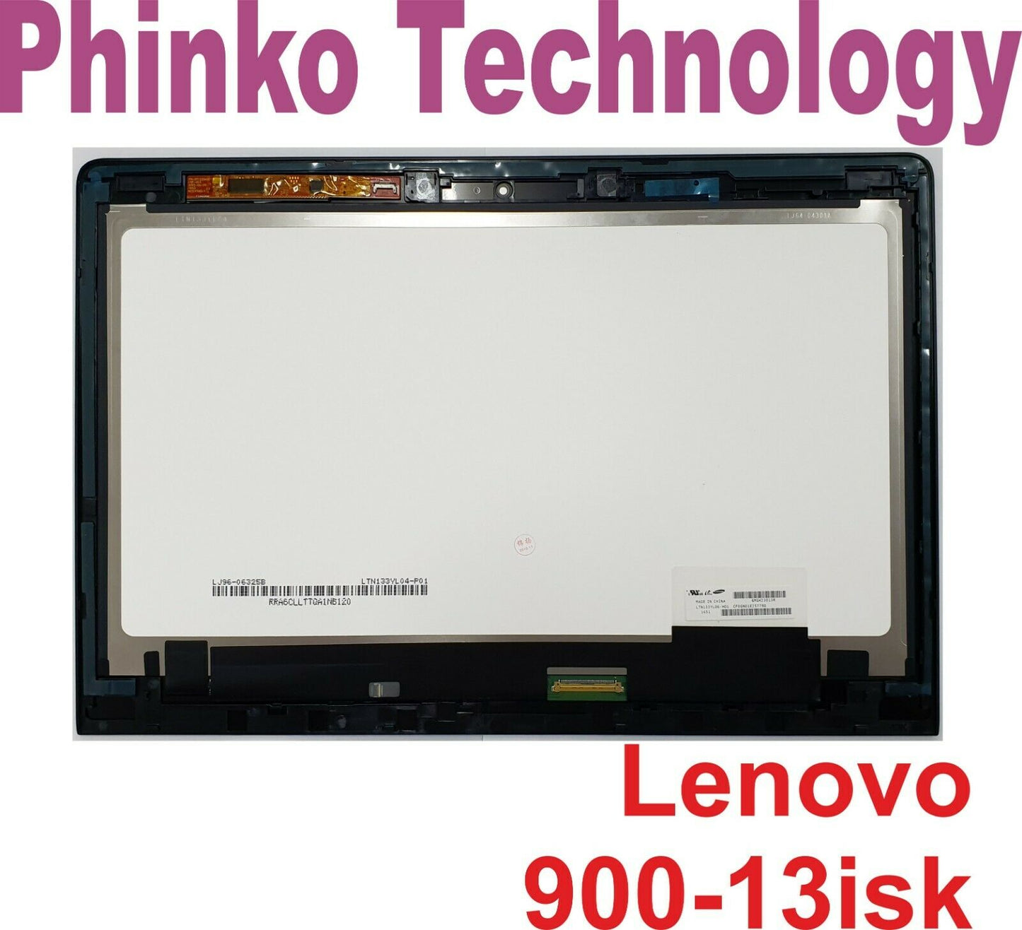 Touch Assembly Screen Digitizer For Lenovo Yoga 900-13ISK 80MK 900-13 Series QHD