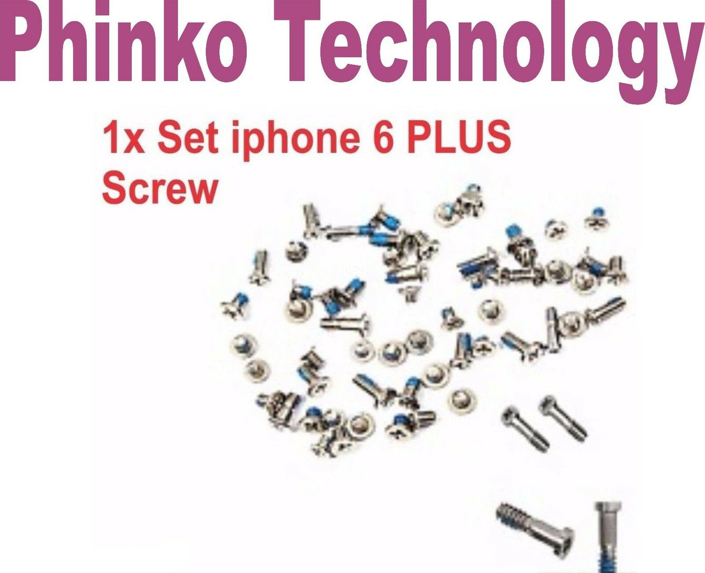 Full Screws Set for iphone 6 Plus with  2 Bottom Screws for  iphone 6 plus 5.5"