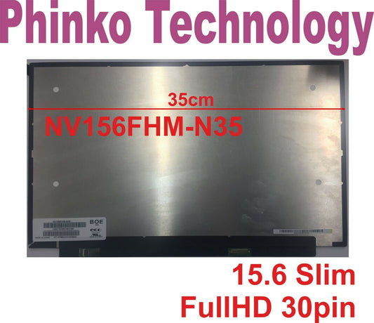 N156HCA-EAA fit B156HAN02.1 NV156FHM-N47 LP156WF9 SPF1 LCD Screen 15.6" EDP FHD